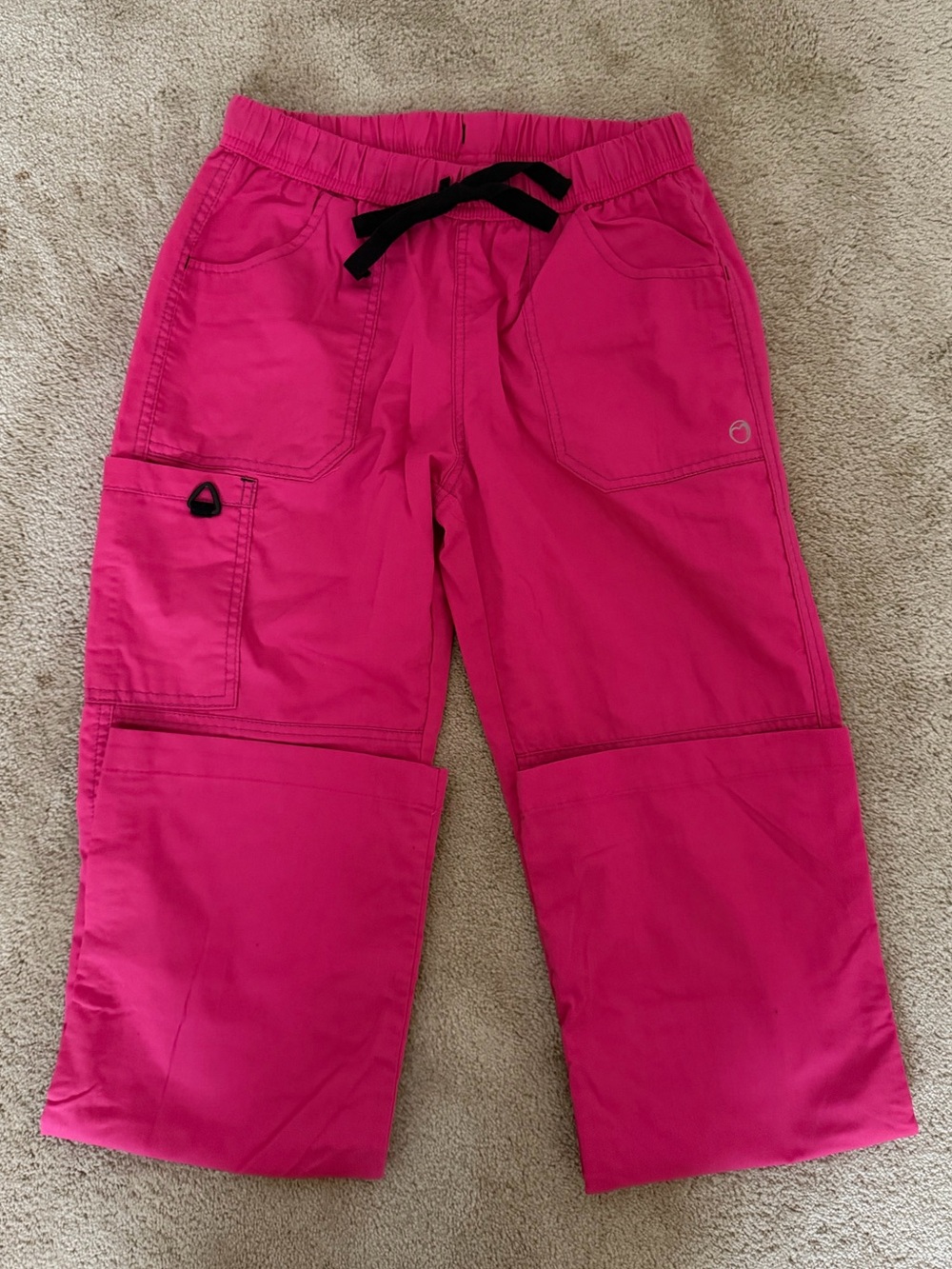 Women’s Fuchsia Pull-On Scrub Pants
